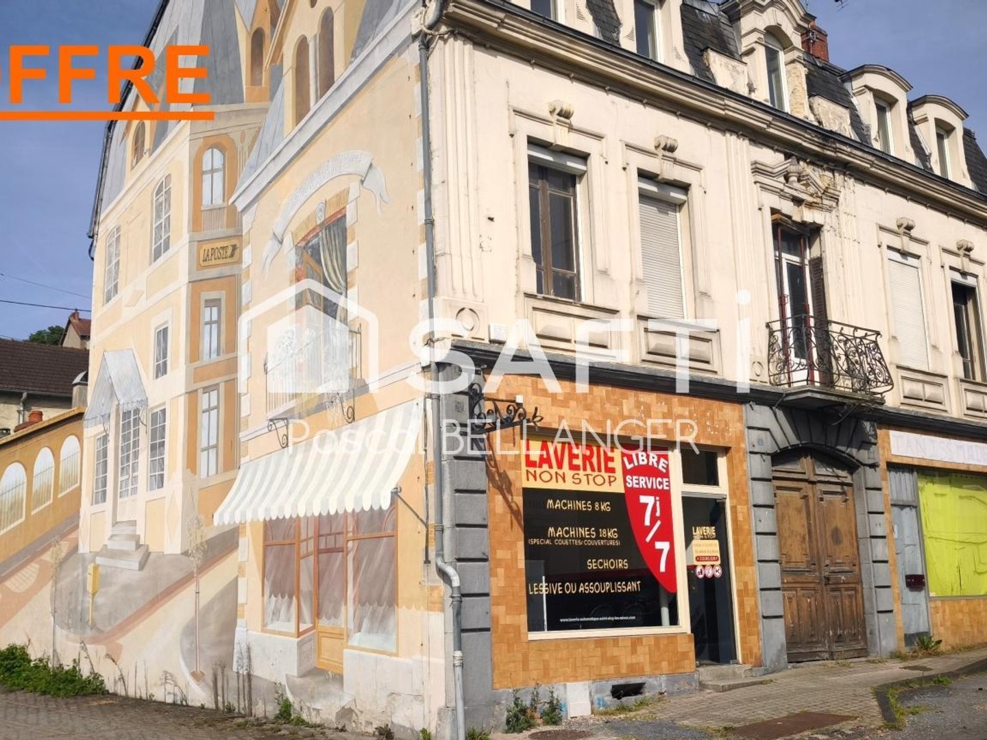 Projet immobilier au potentiel remarquable, . local commercial loué à l'année. Gros potentiel d'aide mobilisable