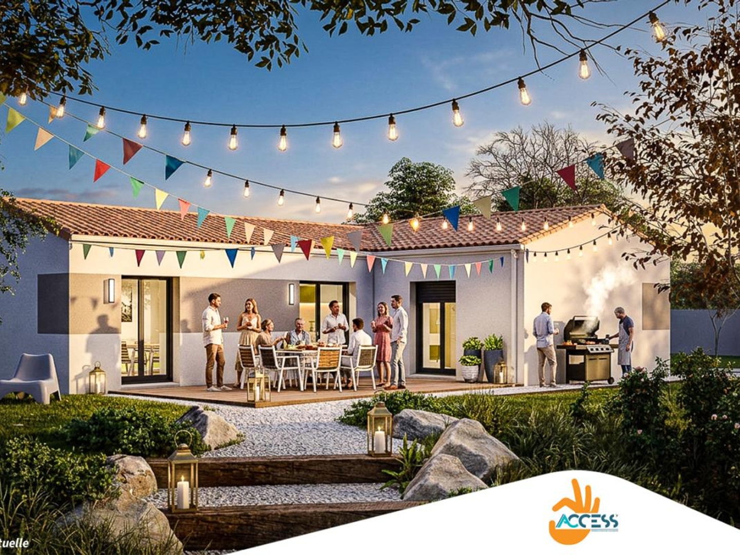 Terrain + maison 80 m²