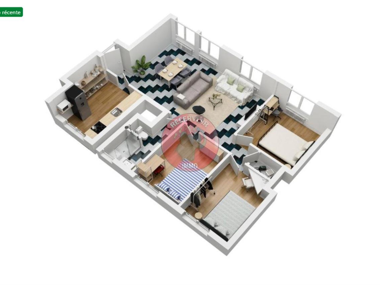 Appartement 4 pièces 70 m²