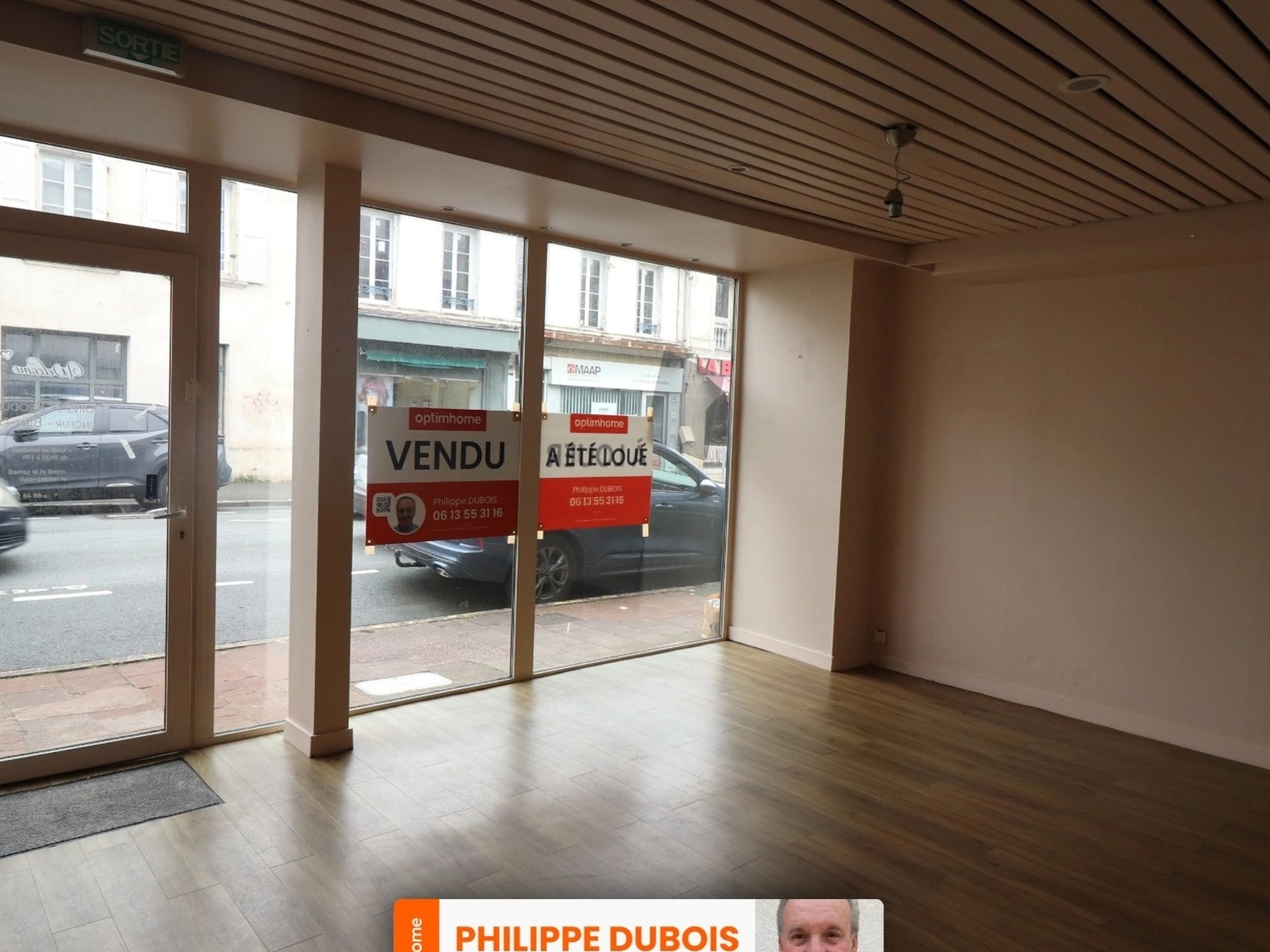 A VENDRE 110 M² DE BUREAUX DE PLAIN PIED A ROCHEFORT (17)