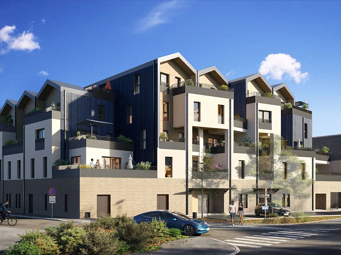 Appartement 5 p 4 chambres avec terrasse - NEUF - livrable