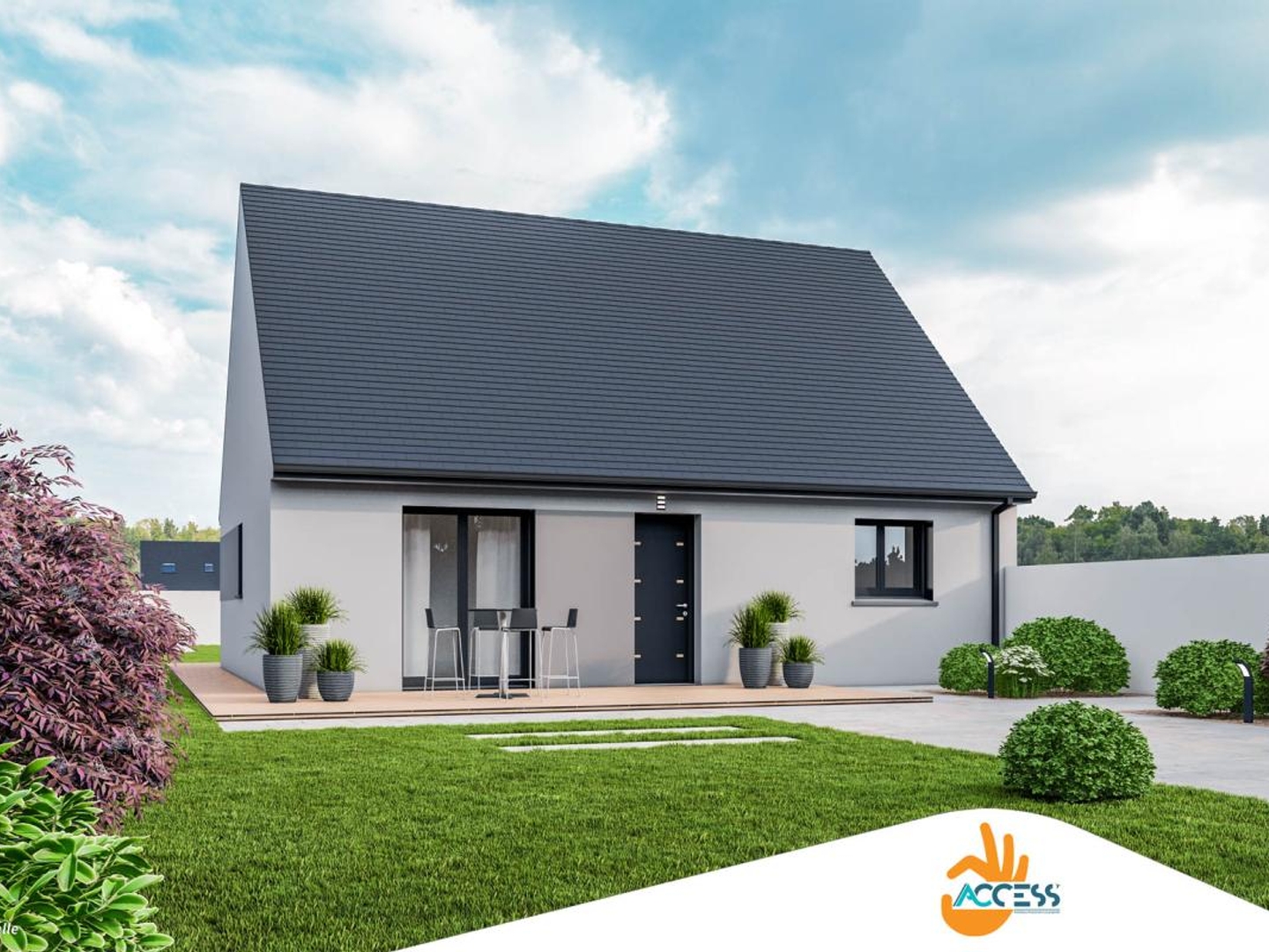 Terrain + maison 62 m²