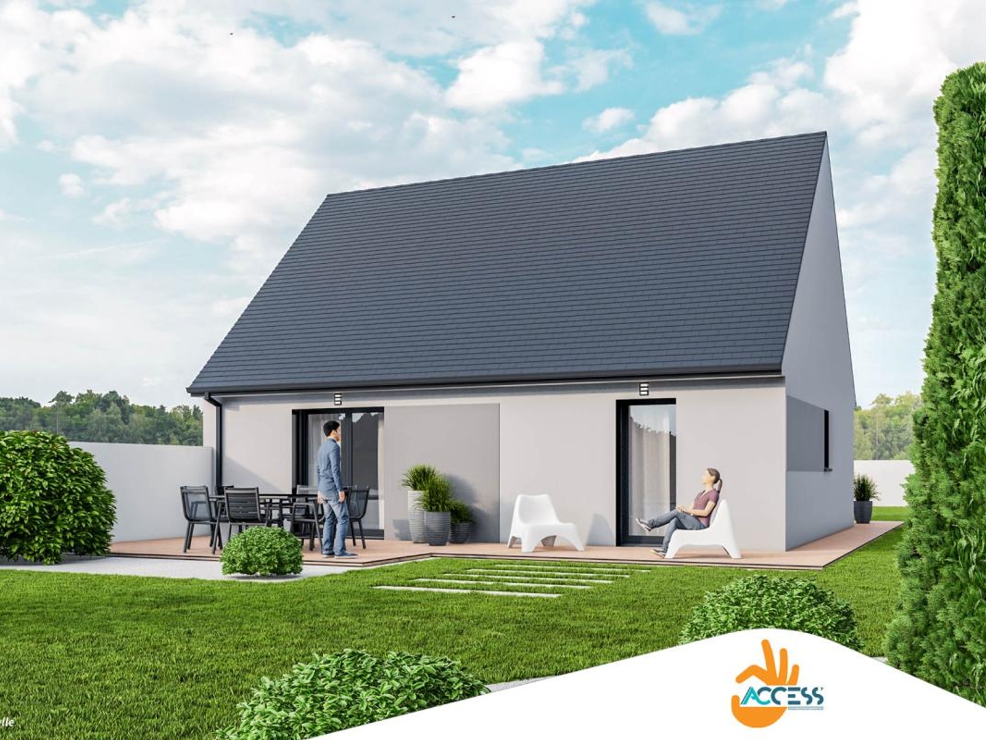 Maison à vendre - 62m2 - Ligné (44850)