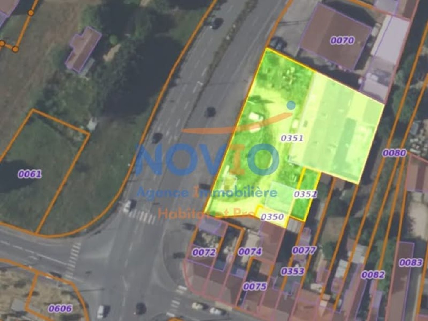 Terrain 2166 m²