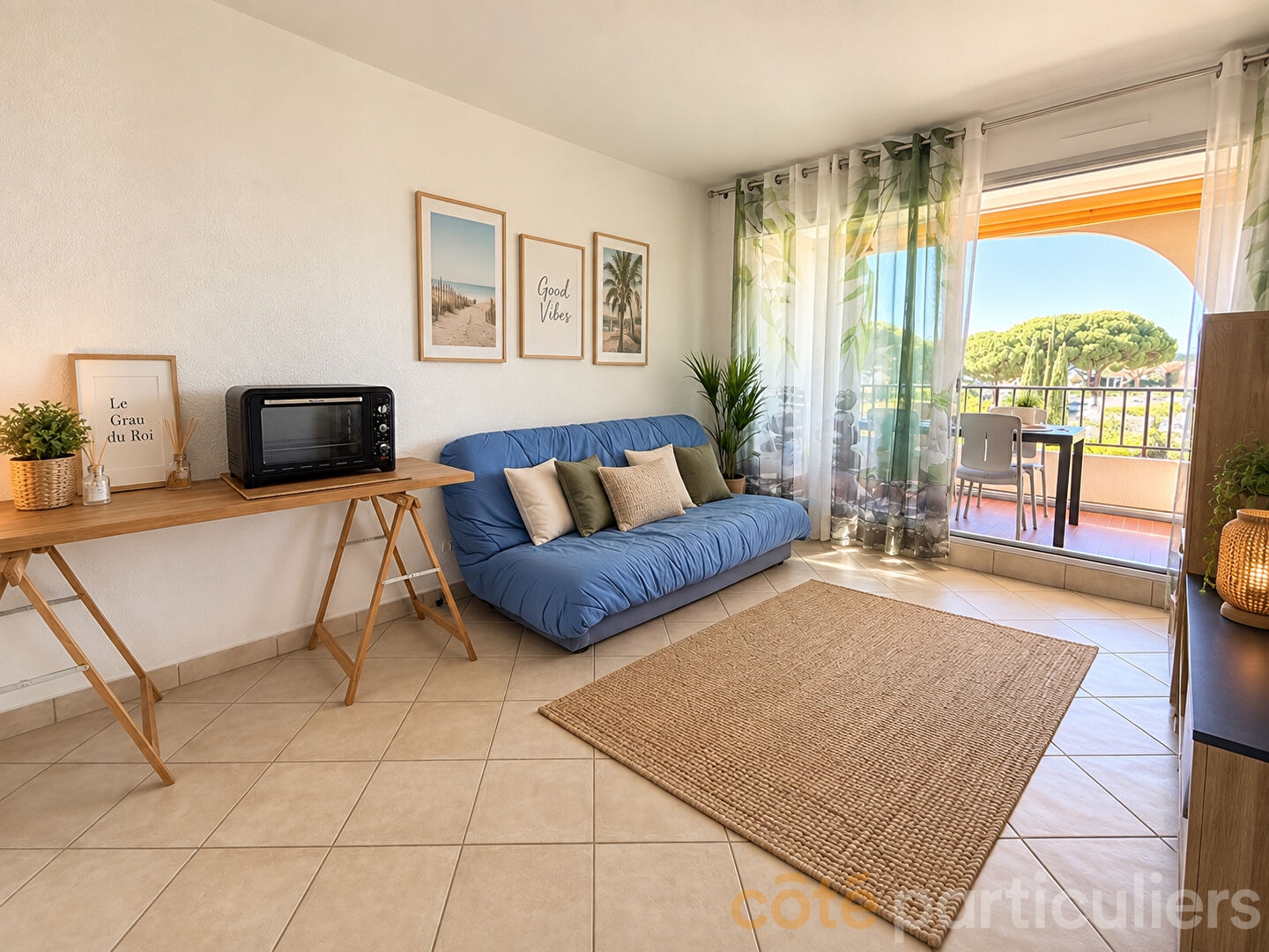 Studio rénové avec loggia et piscine - Port Camargue