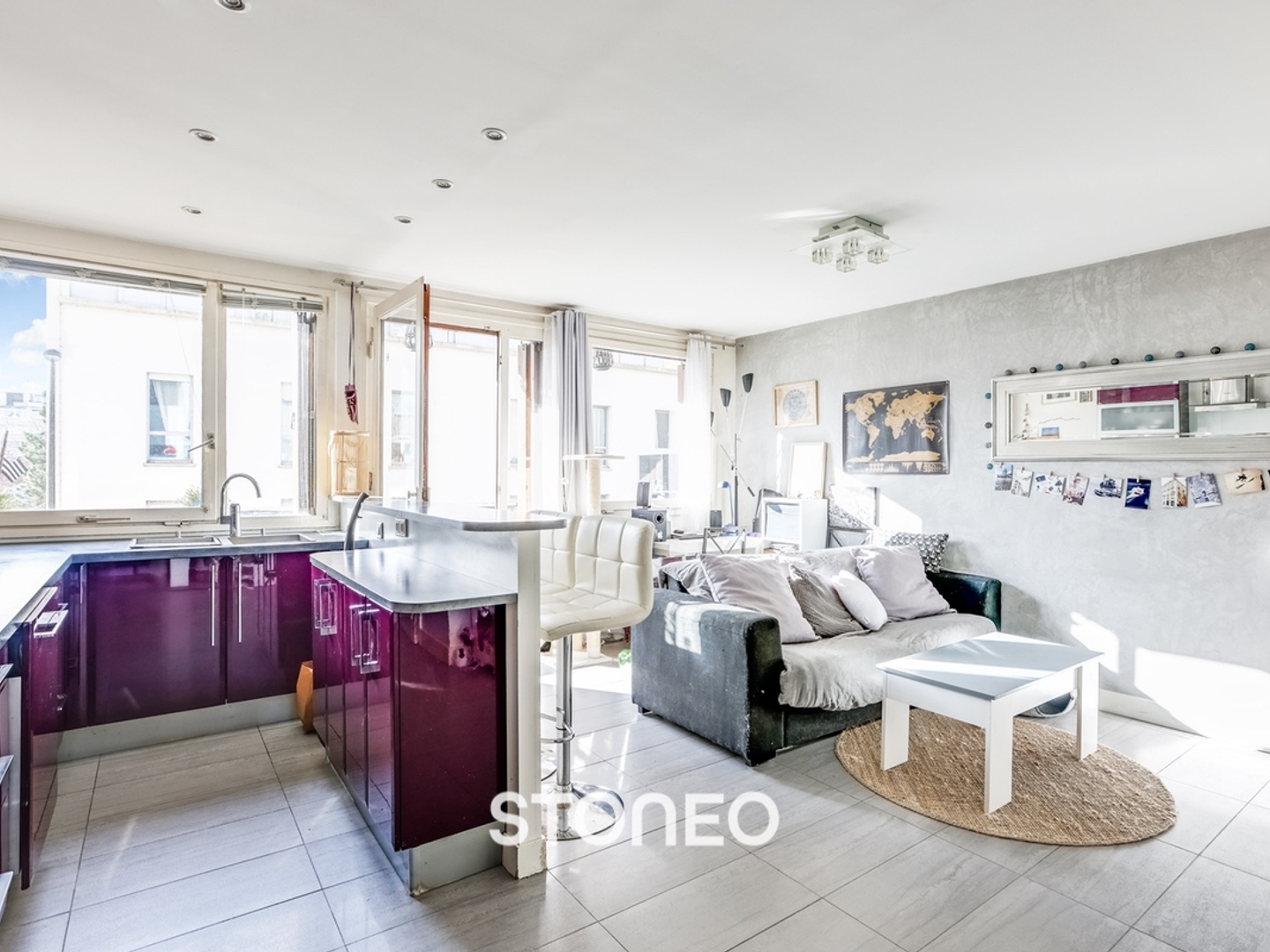 Appartement à vendre - 2 pièces - 47m2 - Boulogne-Billancourt (92100)
