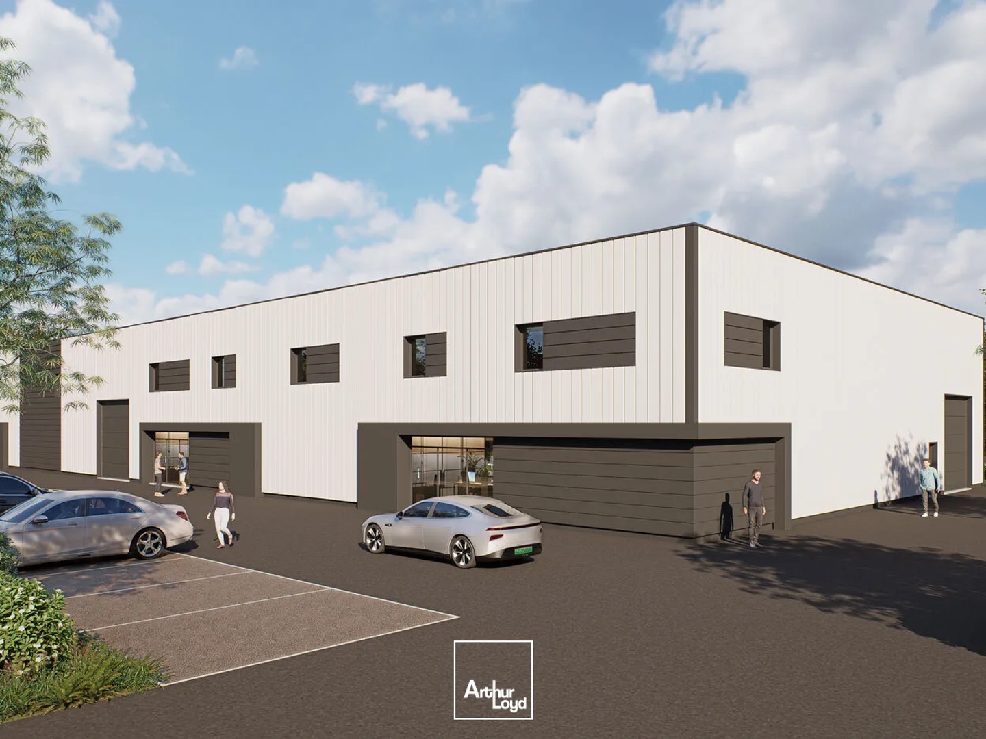 Secteur Péronnas/Montagnat, locaux d'activité à vendre, à partir de 300 m2. Location possible.
