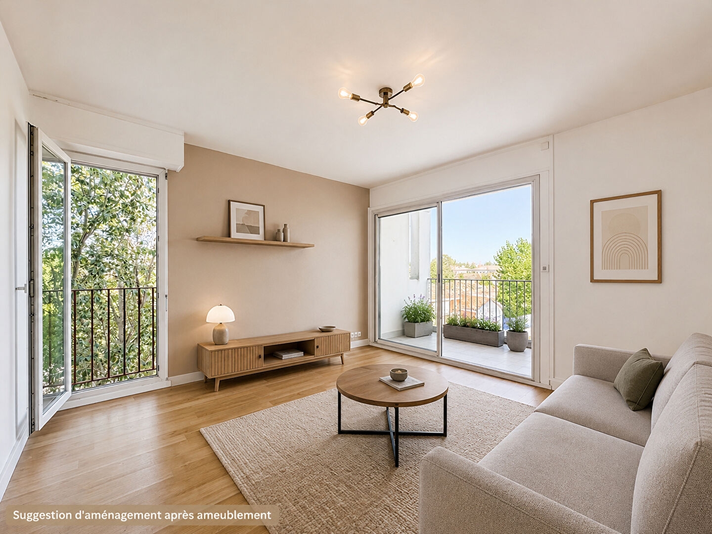 Appartement 3 pièces 60 m²