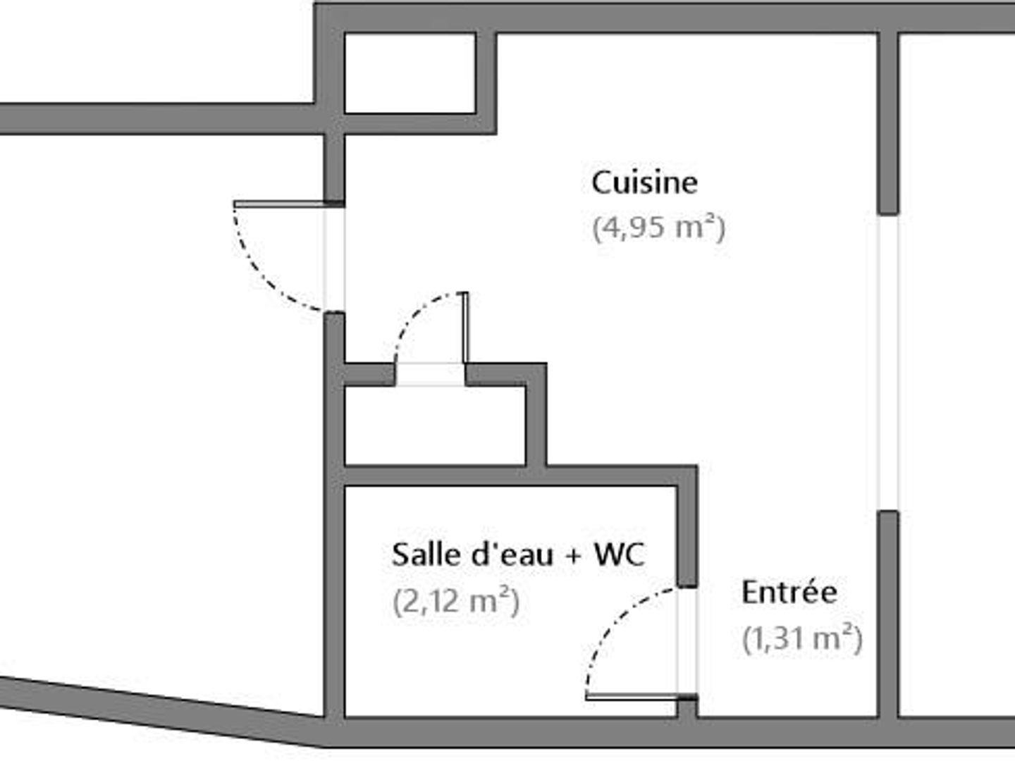 Appartement à vendre - 2 pièces - 28m2 - Herblay (95220)
