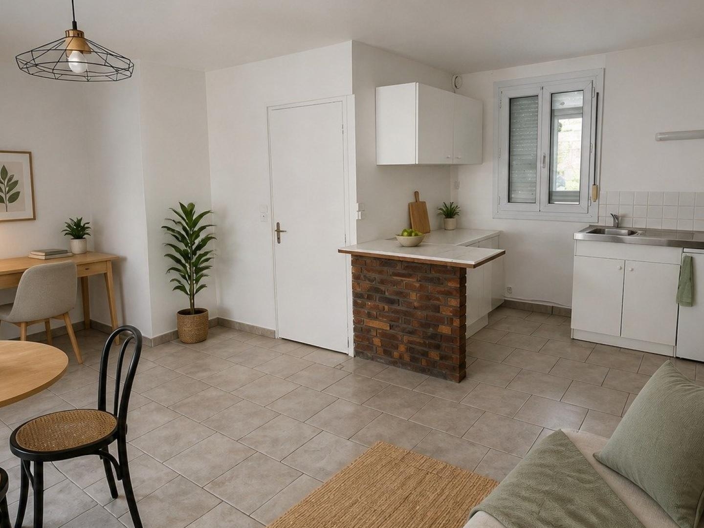 Studio 24m², cuisine ouverte, proche Université.