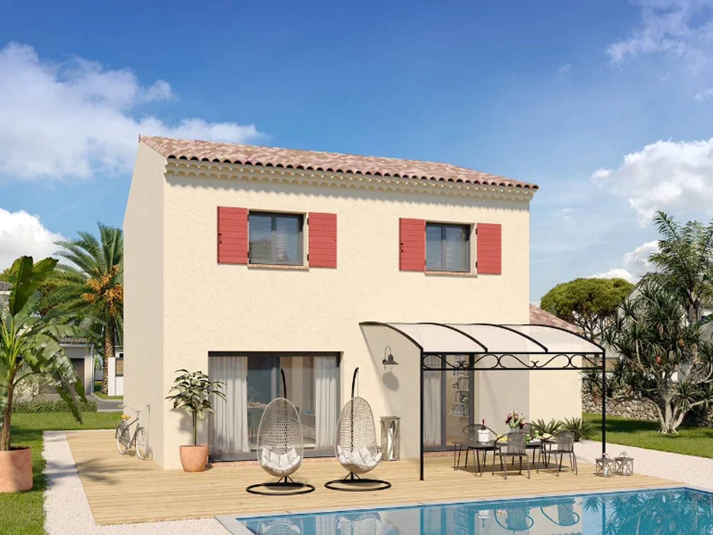 Maison à vendre - 5 pièces - 98m2 - Modène (84330)