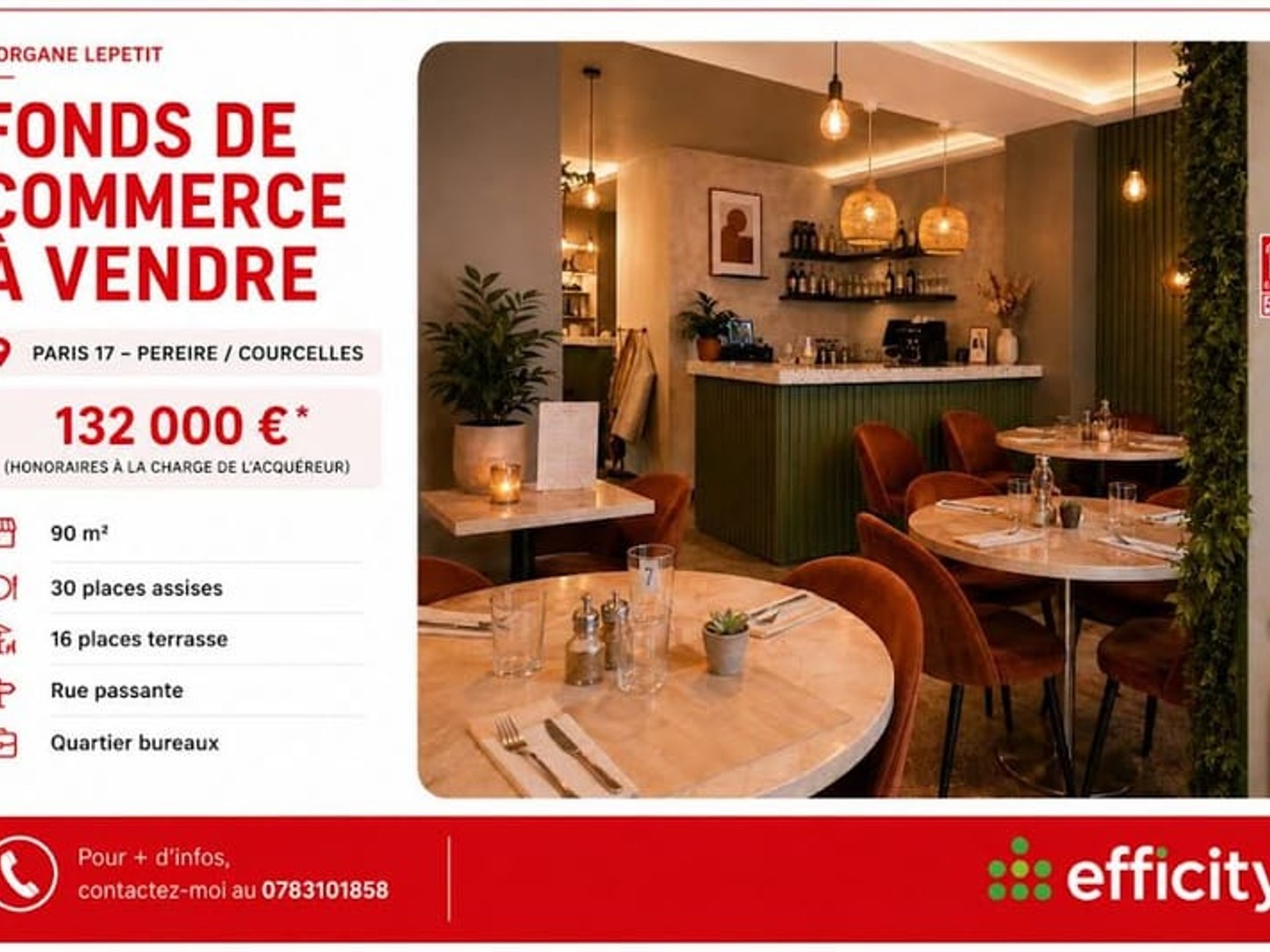 Bureaux 90 m²