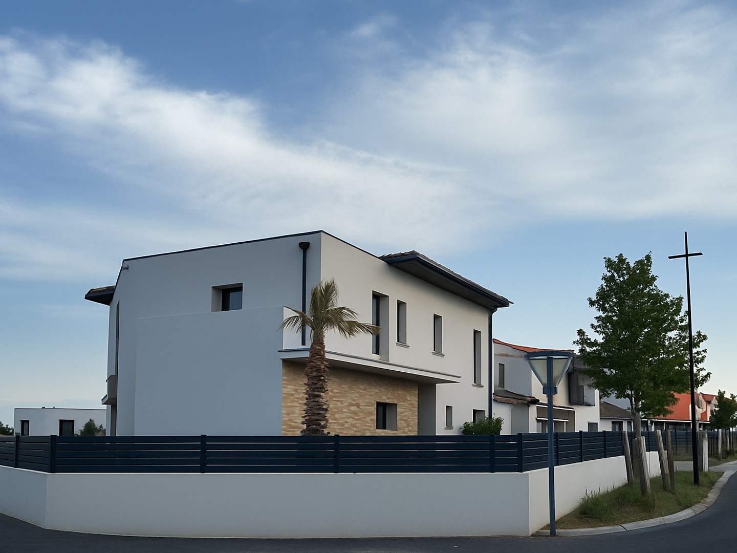 Villa 2024 Contemporaine 160m2, 6 pièces, Piscine bali, Panneaux Photovoltaiques