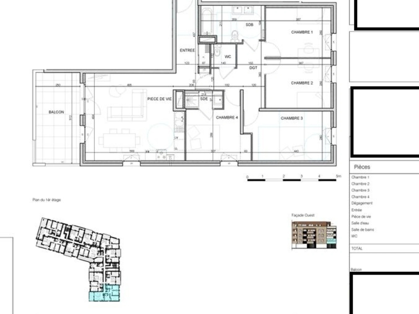 appartement à vendre 5 pièces BOURG EN BRESSE (01)