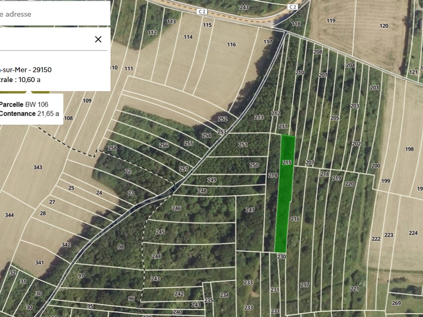 TERRAINS AGRICOLES - MOELAN SUR MER