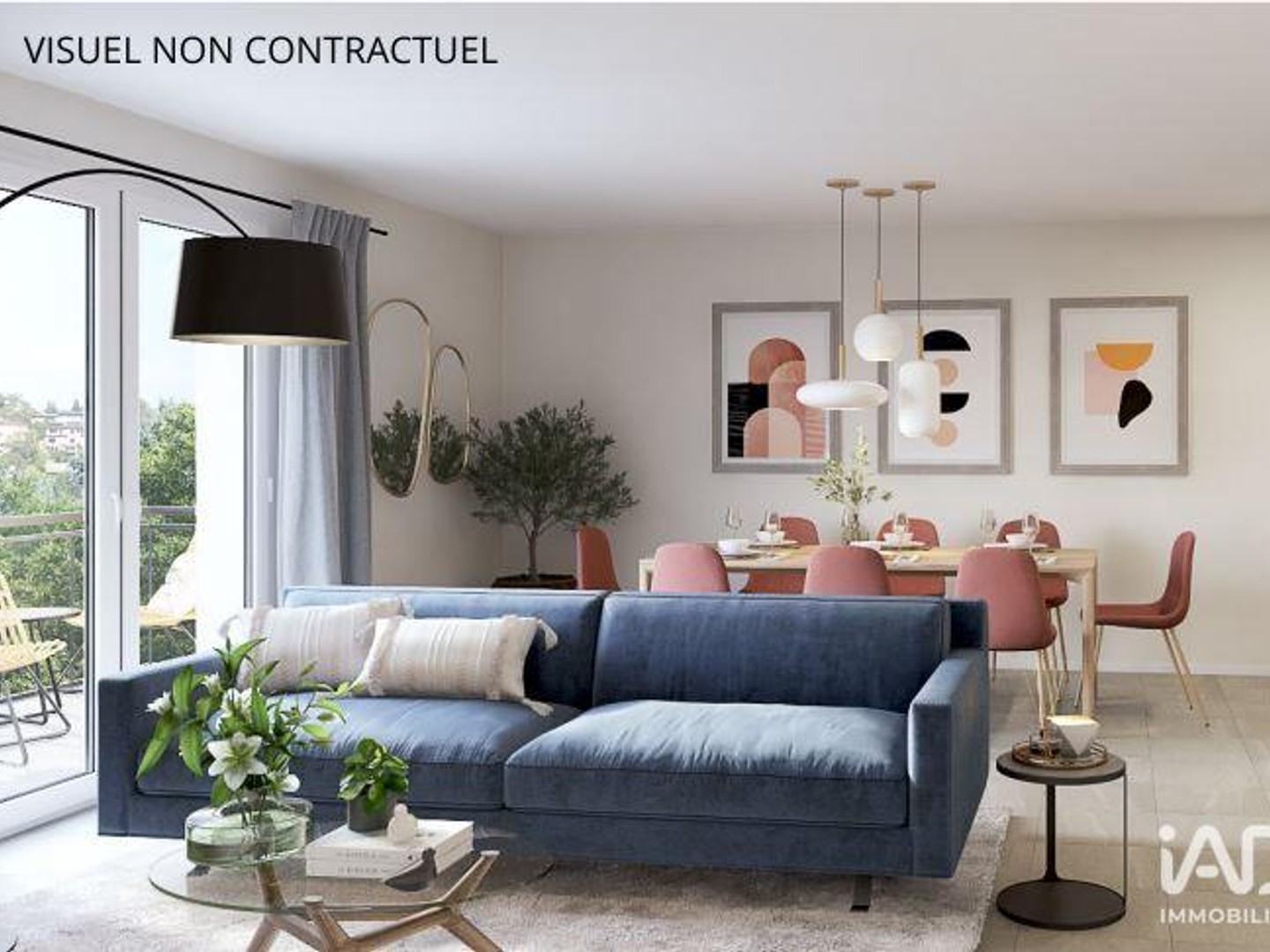 Appartement 2 pièces 43 m²