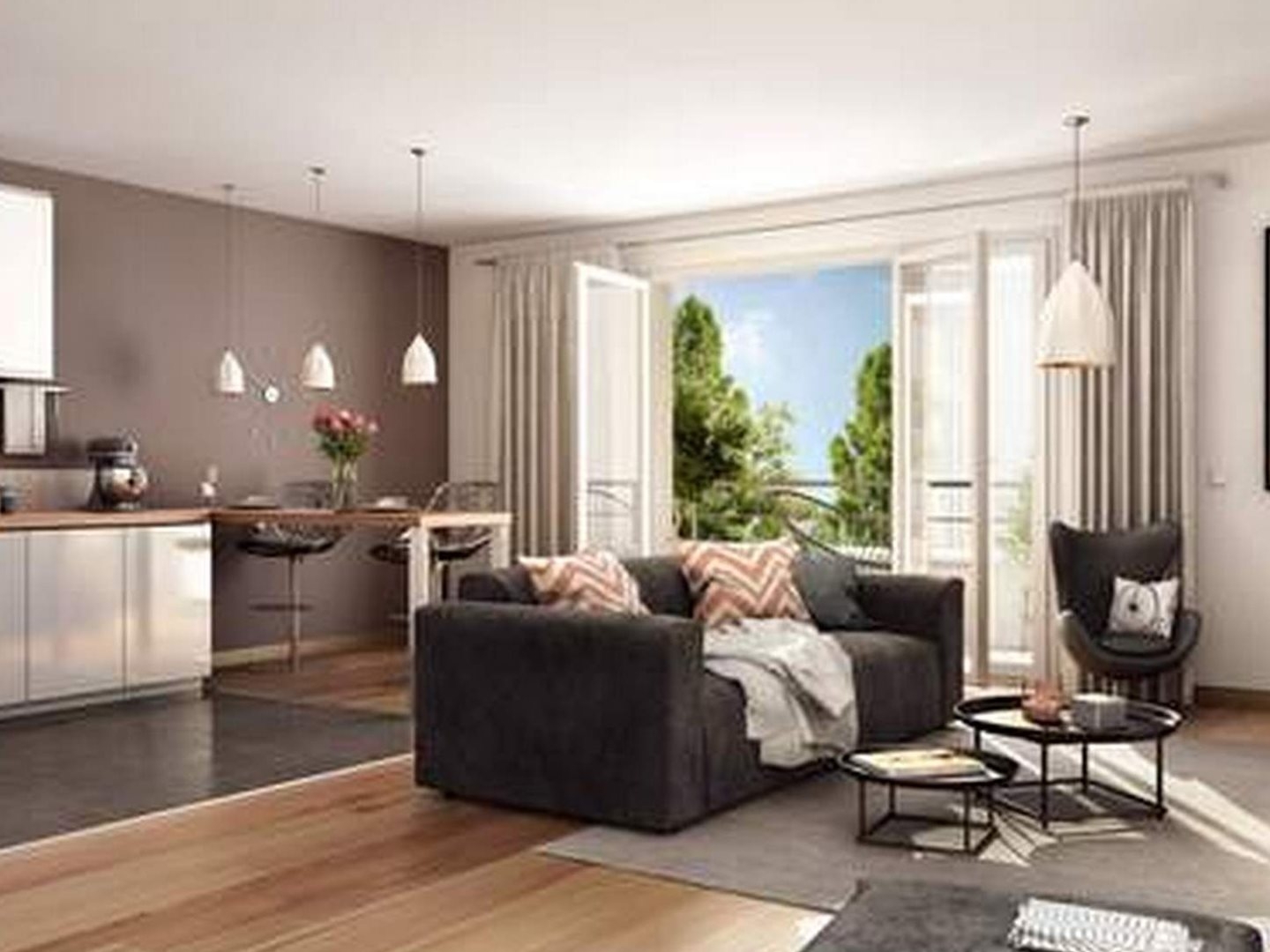 Appartement 2 pièces 46 m²