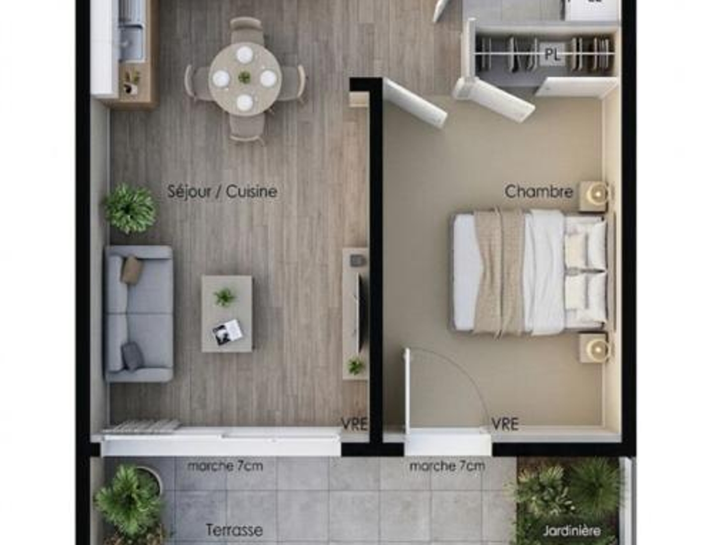 Appartement à vendre - 2 pièces - 44m2 - Sète (34200)
