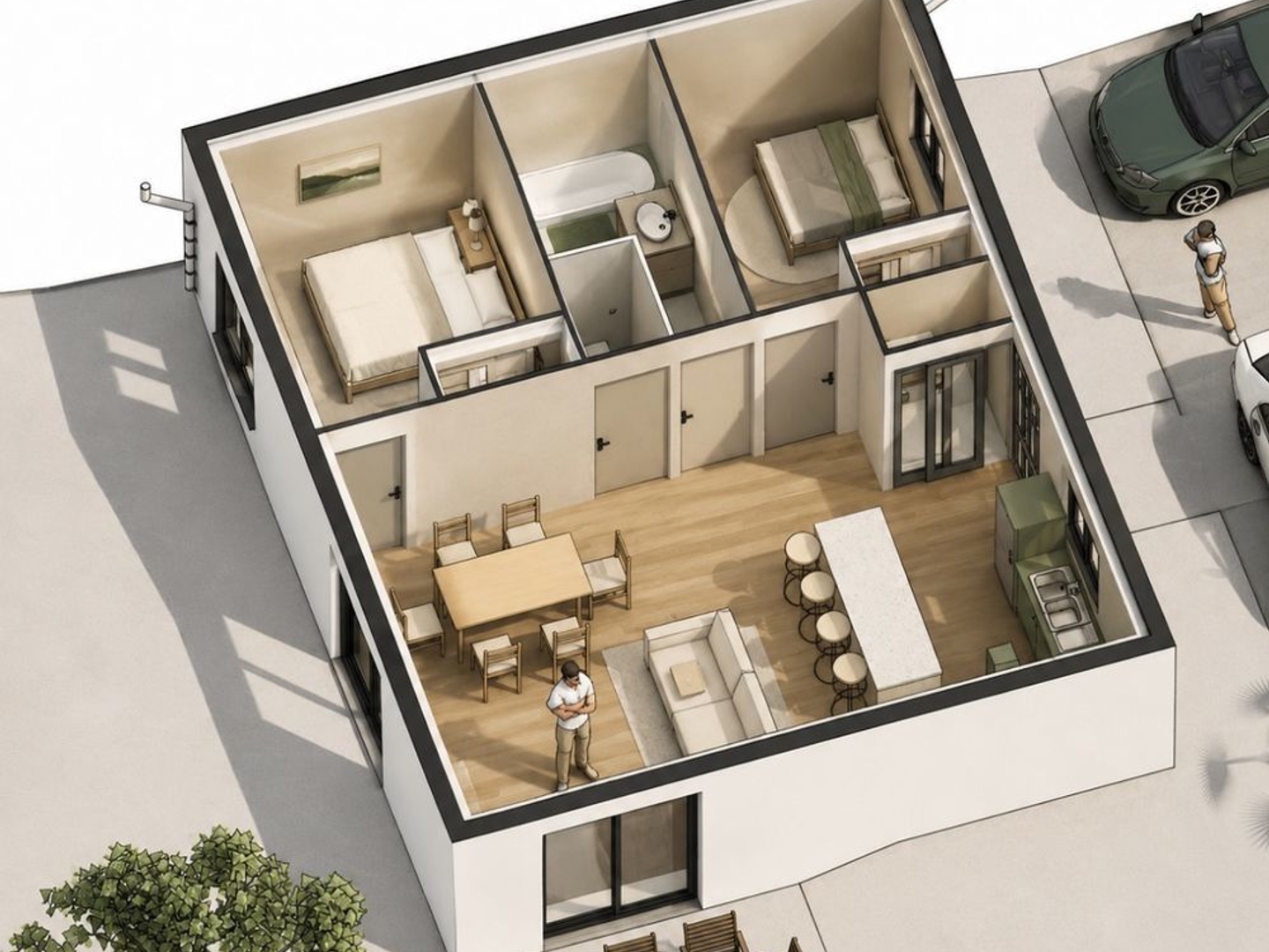 Maison à vendre - 3 pièces - 68m2 - Saint-Didier-De-L... (38110)