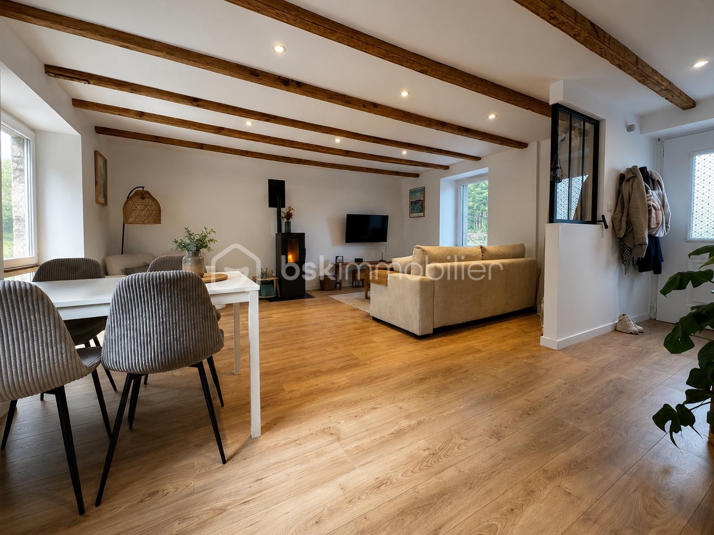 Maison à vendre - 5 pièces - 94m2 - Plumergat (56400)