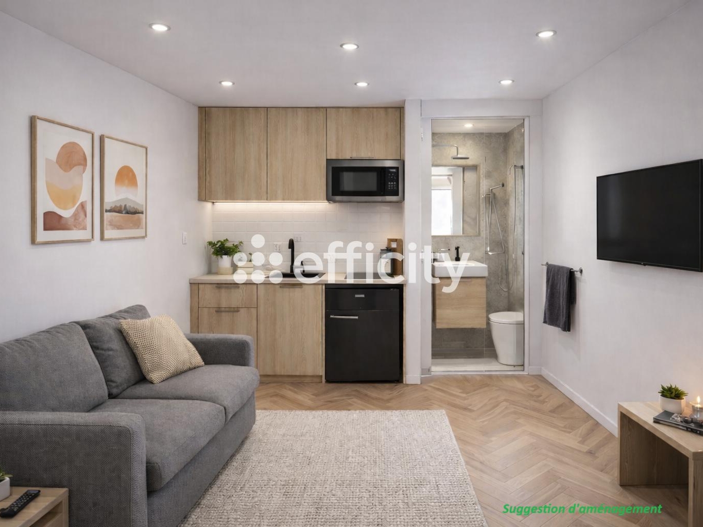 Appartement à vendre - 1 pièce - 11m2 - Bois-Colombes (92270)