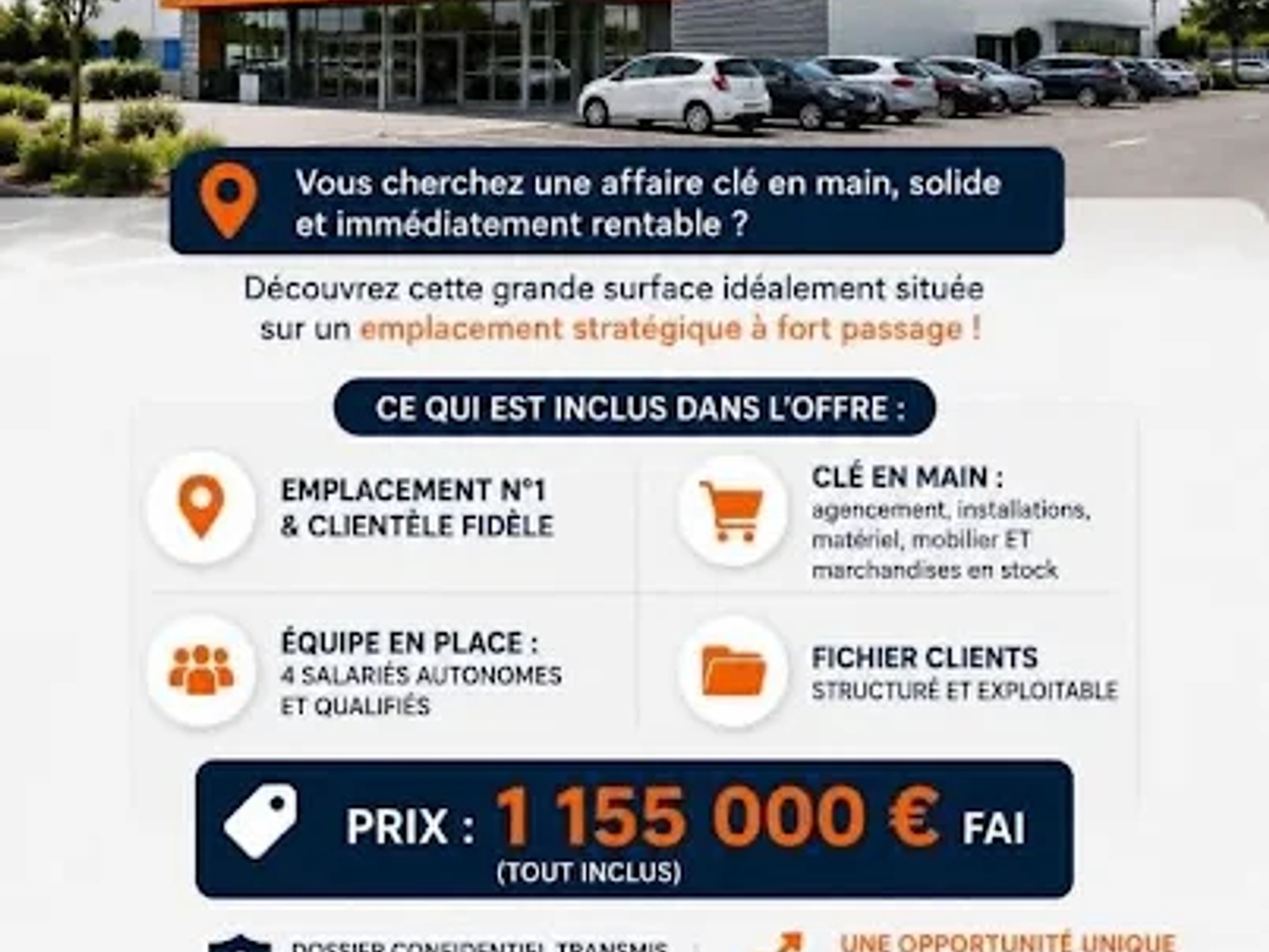 Local 10 pièces 1200 m²