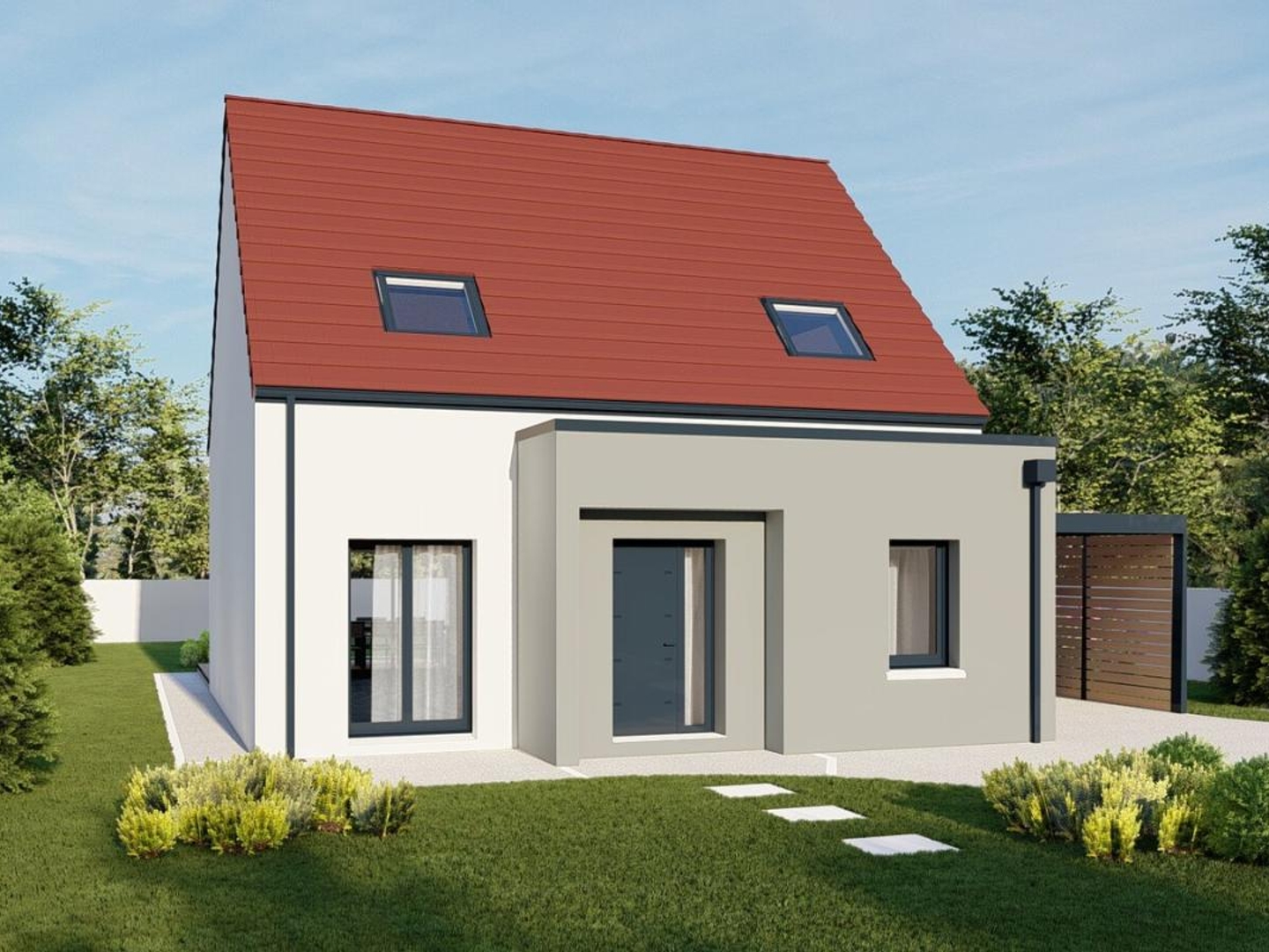 Terrain + maison 107 m²
