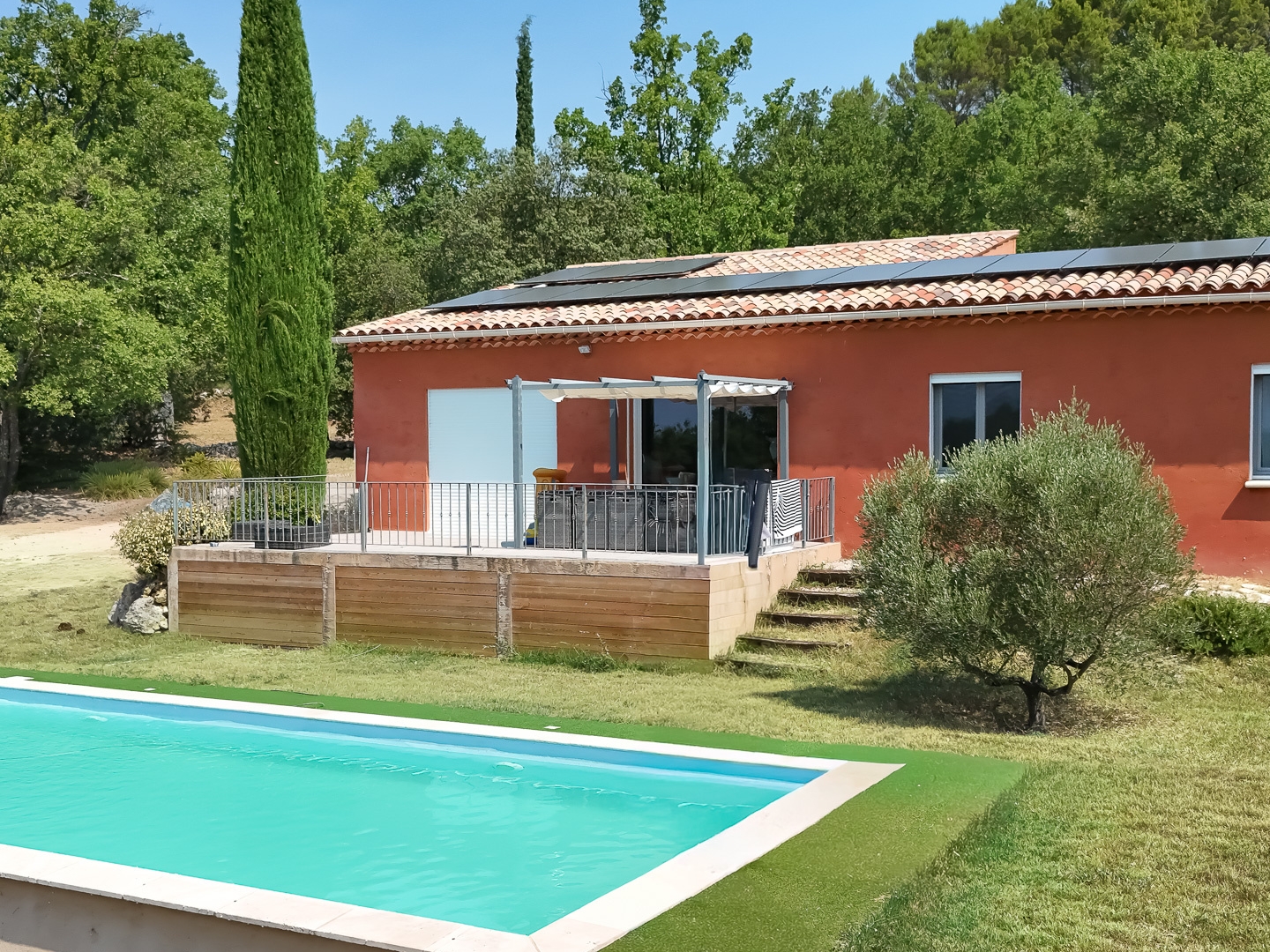 Villa avec vue panoramique sur le château de La Verdière