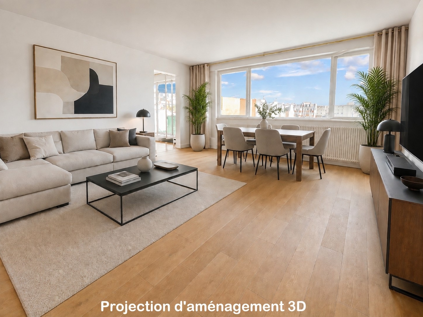 Appartement 2 pièces 60 m²