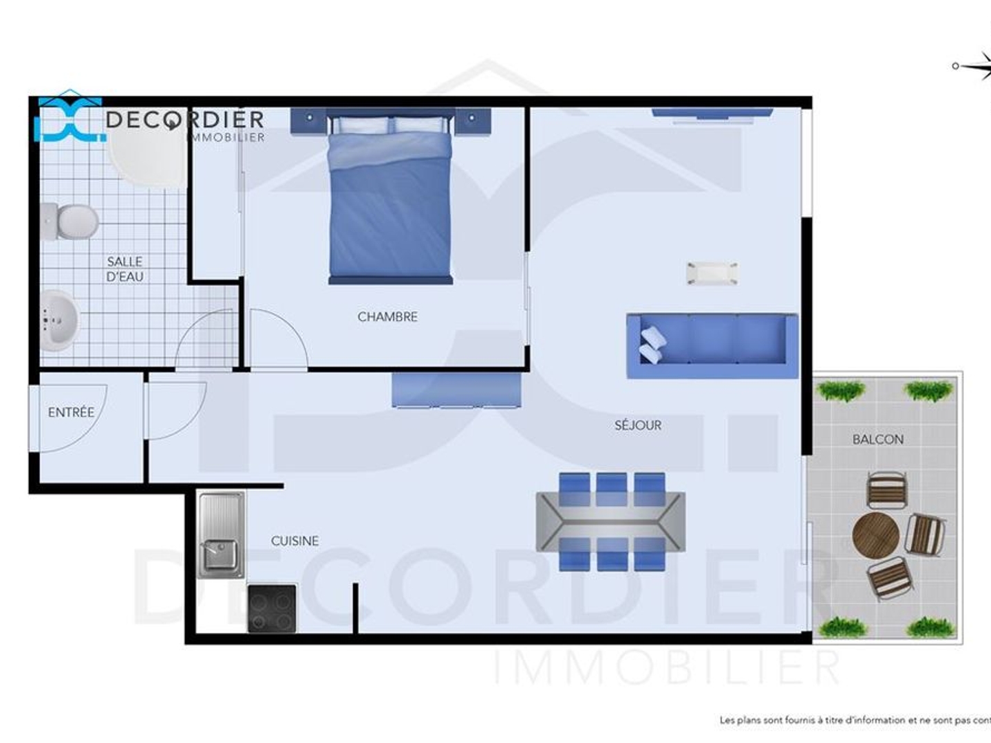 Appartement à vendre - 2 pièces - 46m2 - Évian-Les-Bains (74500)
