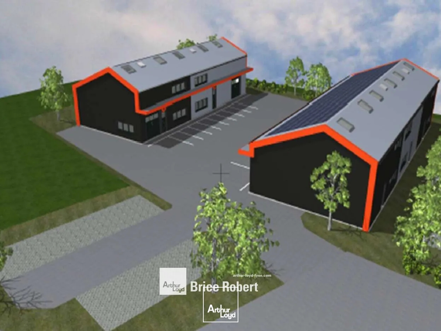 Local d'activité neuf avec parkings privatifs à vendre à Soucieu-en-Jarrest