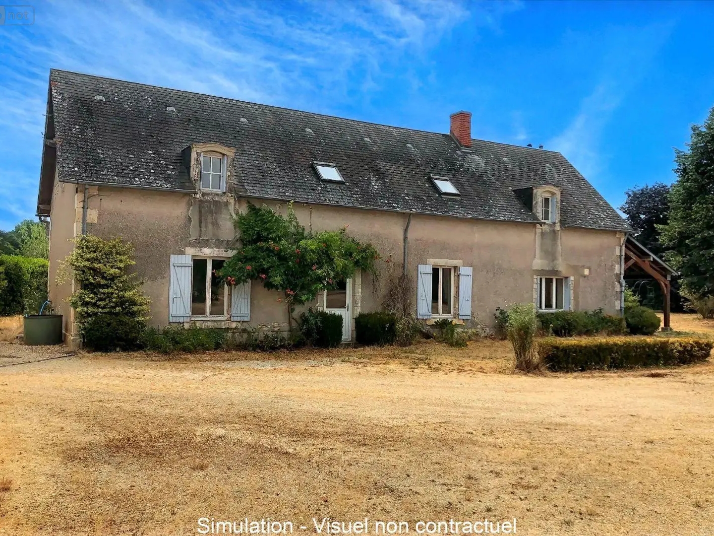 Maison à vendre - 9 pièces - 192m2 - Primelles (18400)