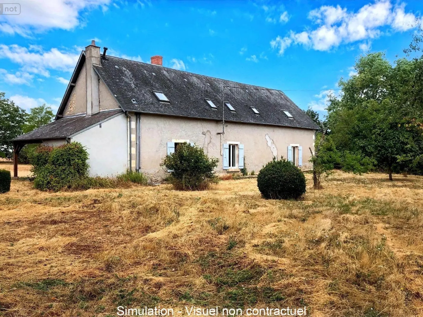 Maison à vendre - 9 pièces - 192m2 - Primelles (18400)