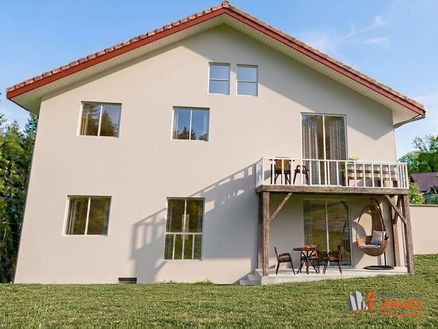 Appartement à vendre - 4 pièces - 80m2 - Saint-Ondras (38490)