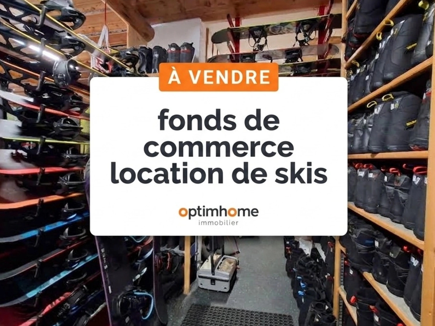 À VENDRE exclusivité — Fonds de commerce de location de matériel de ski- Station de Chabanon (Alpes-de-Haute-Provence - 04)