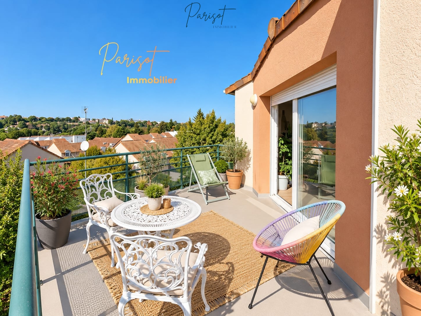 Appartement T3 avec belle terrasse sans vis-à-vis - Buxerolles