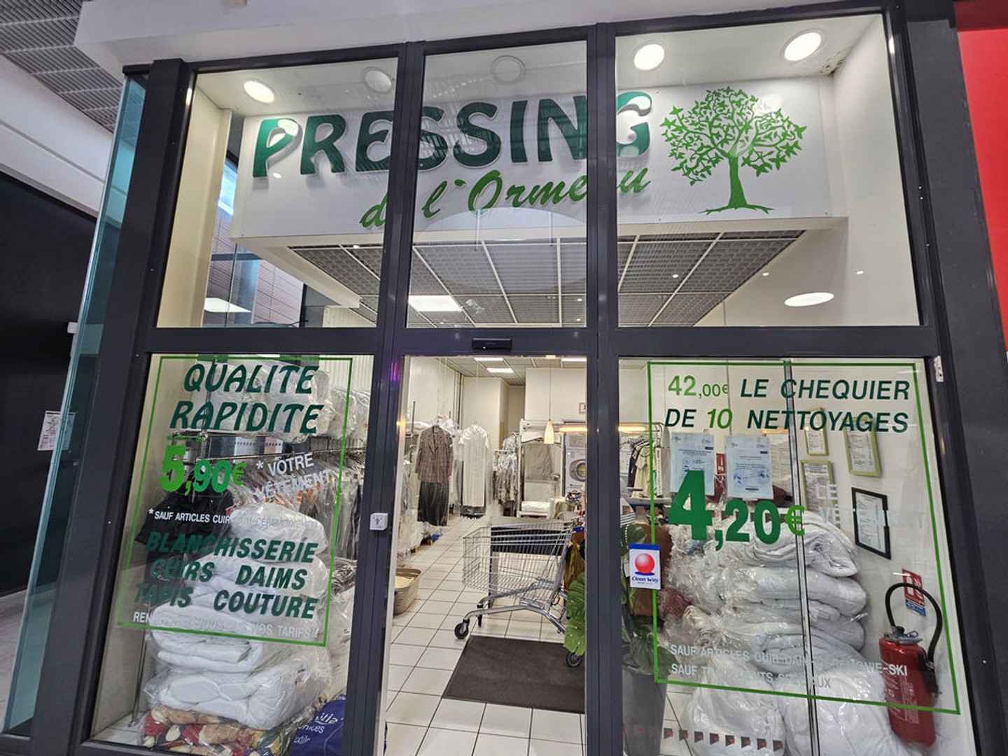 Fond de commerce Pressing de l'ORMEAU 52 m2