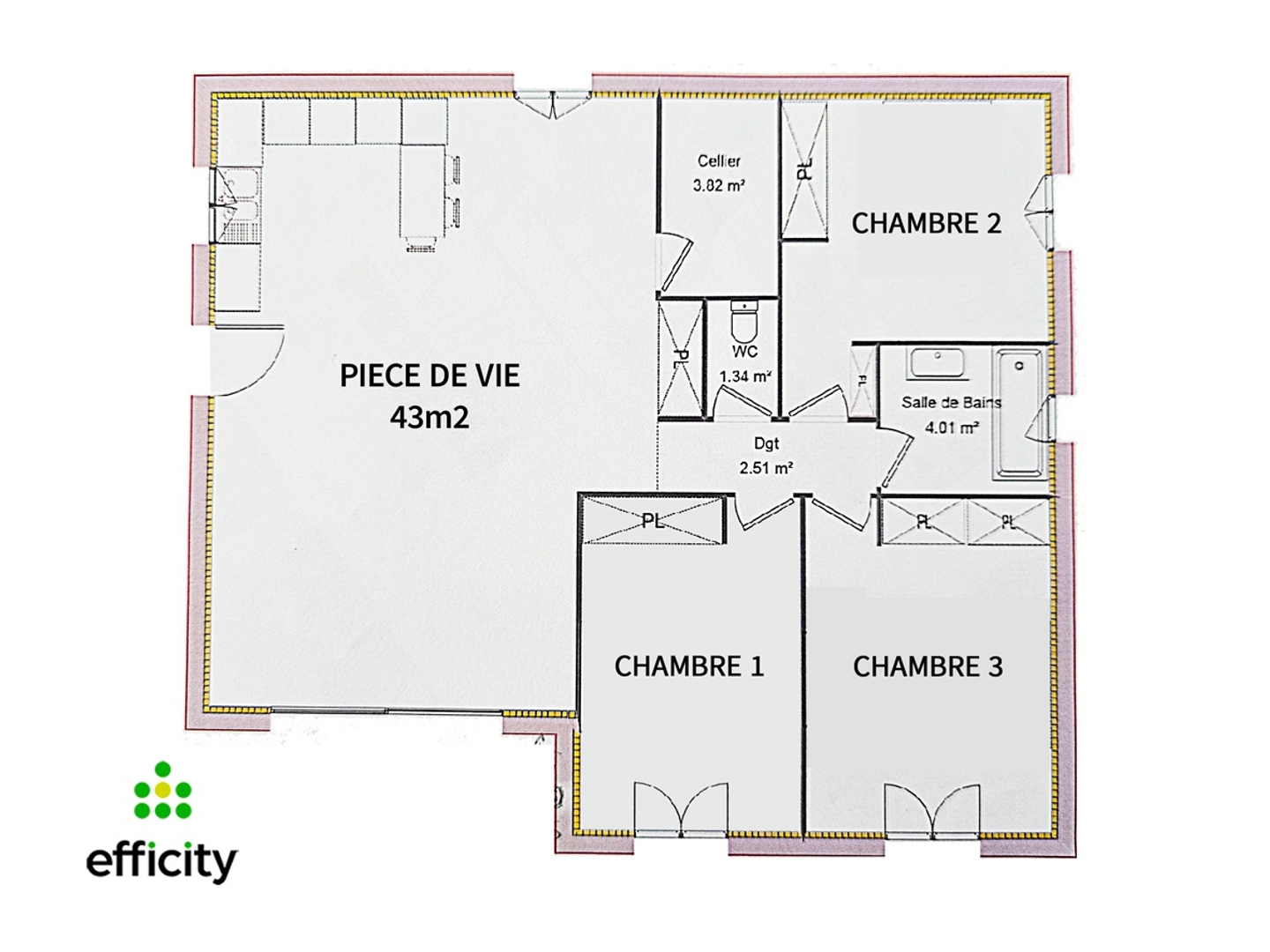 Maison à vendre - 4 pièces - 91m2 - Puget-Sur-Argens (83480)