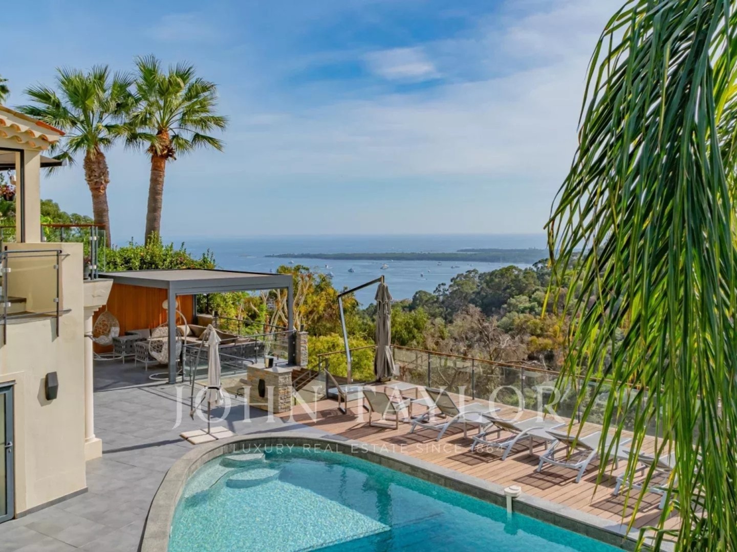 Villa vue mer et colline - Super Cannes