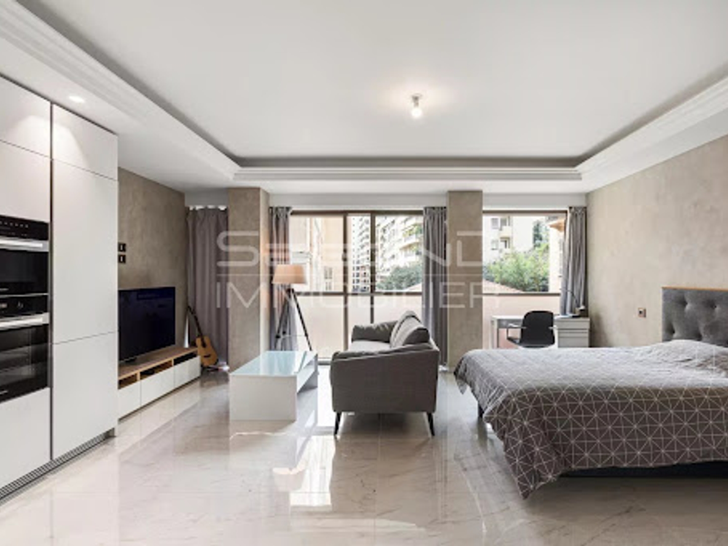 Appartement à vendre - 1 pièce - 48m2 - Monaco (98000)