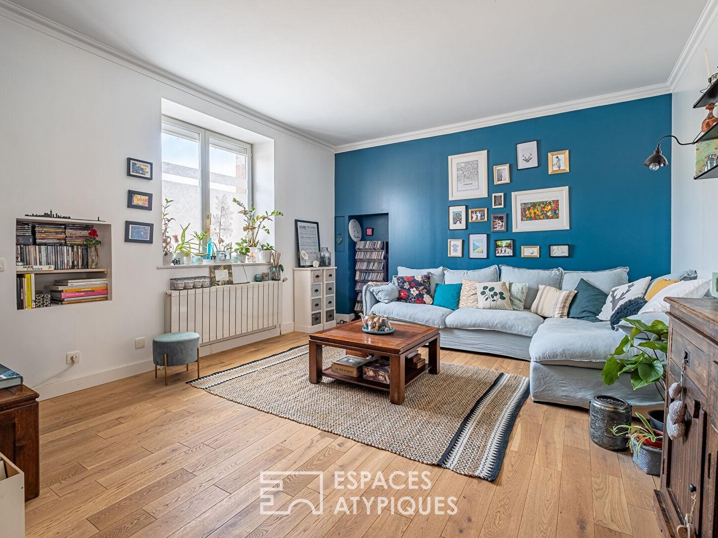 Maison de ville avec jardin bucolique