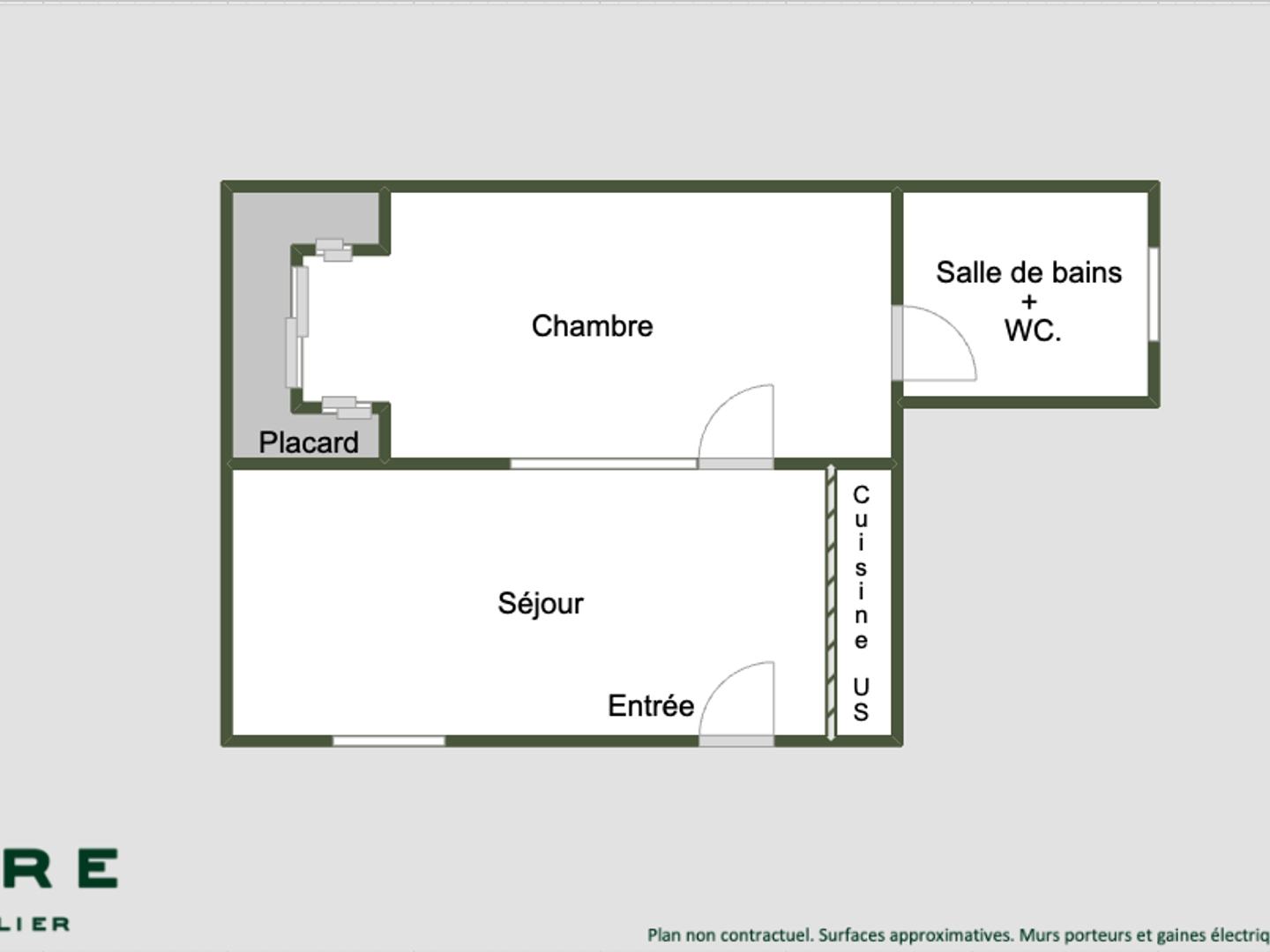 Appartement à vendre - 2 pièces - 39m2 - Paris 17e (75017)