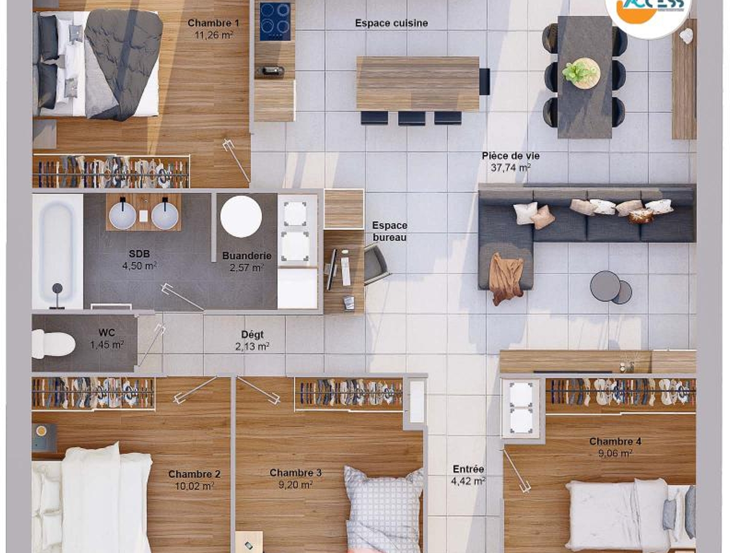 Maison à vendre - 92m2 - Chissay-En-Touraine (41400)