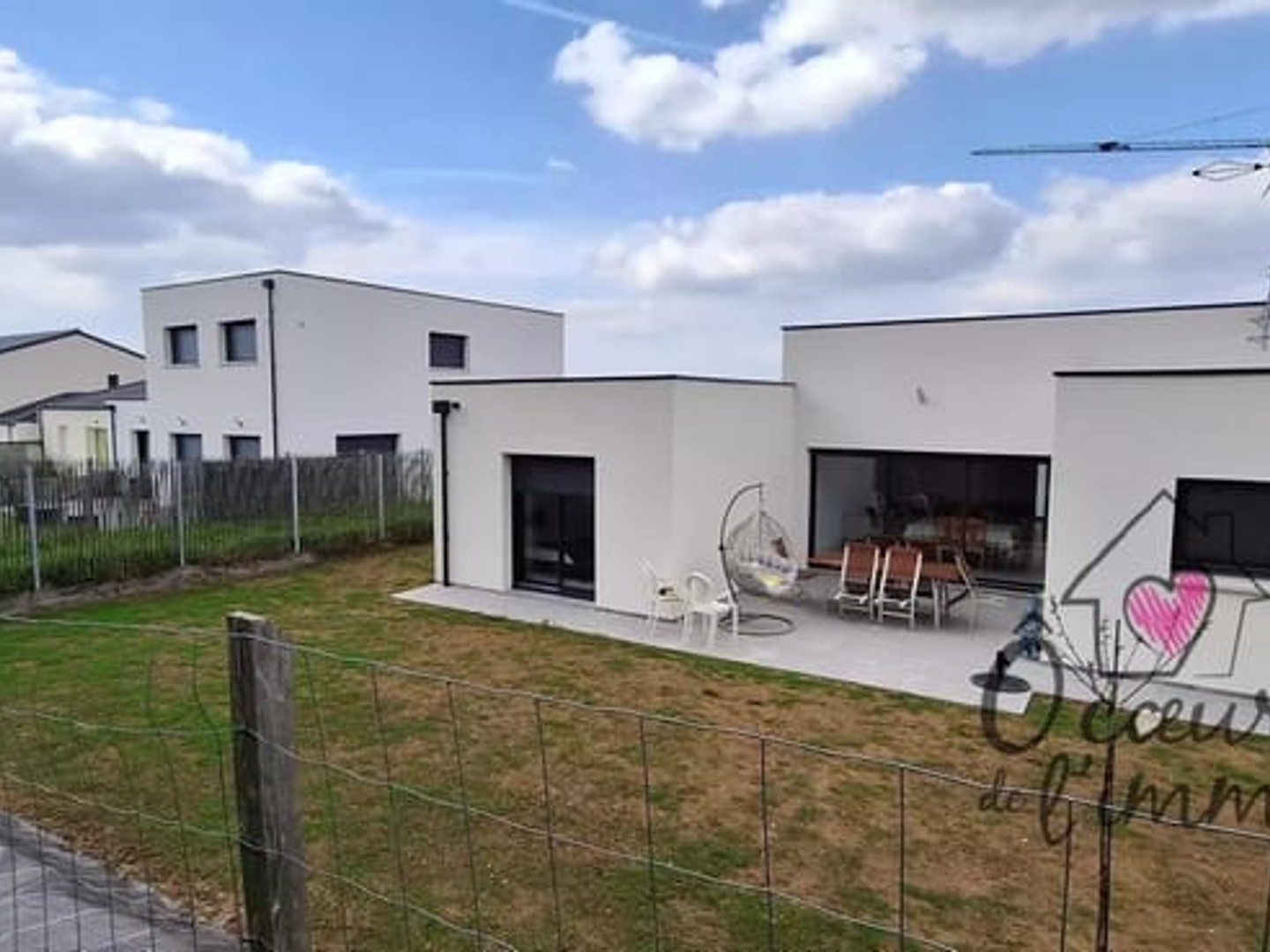 Plain pied moderne 4 chambres avec garage