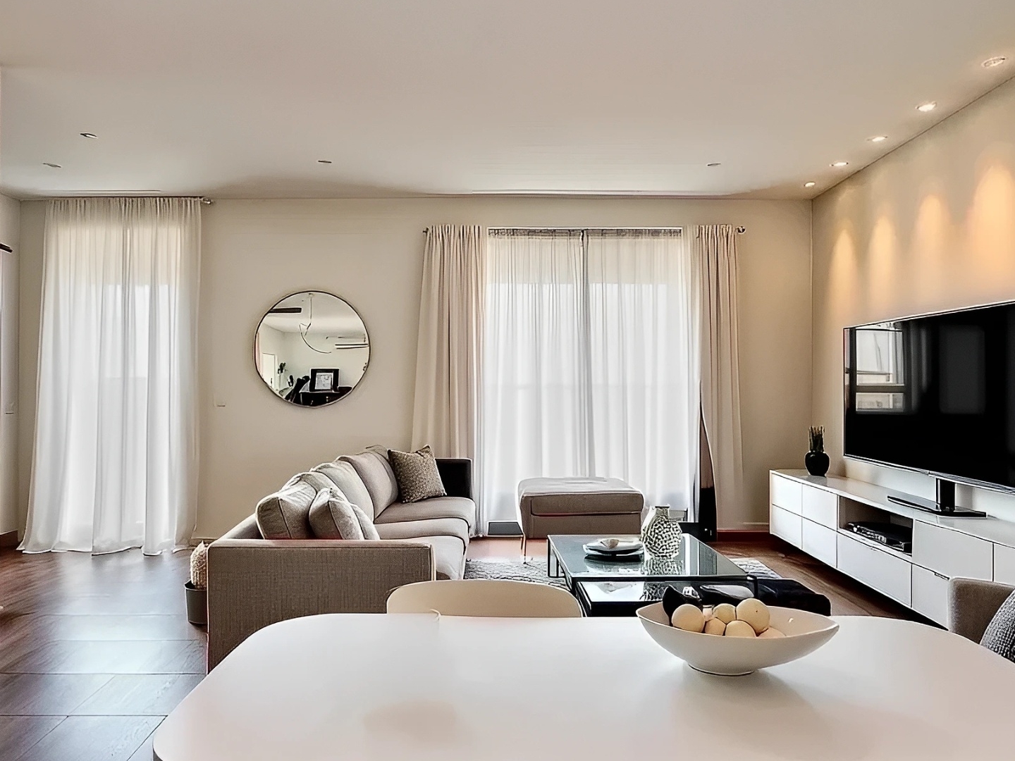 Appartement au dernier étage avec balcon
