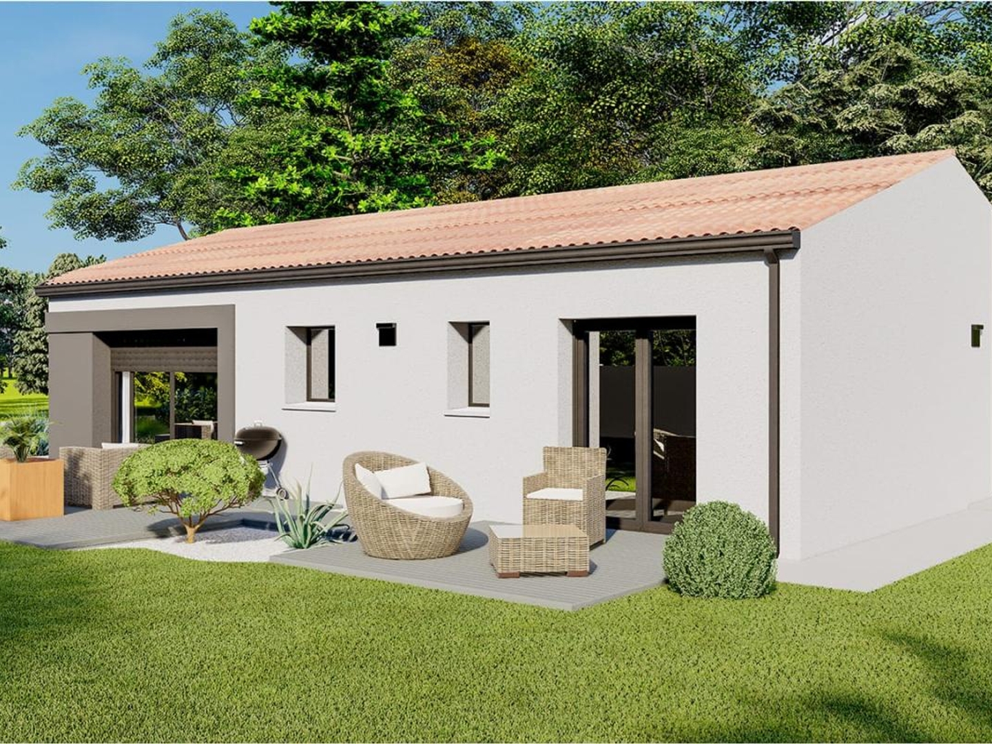 Maison à vendre - 74m2 - Mornac (16600)