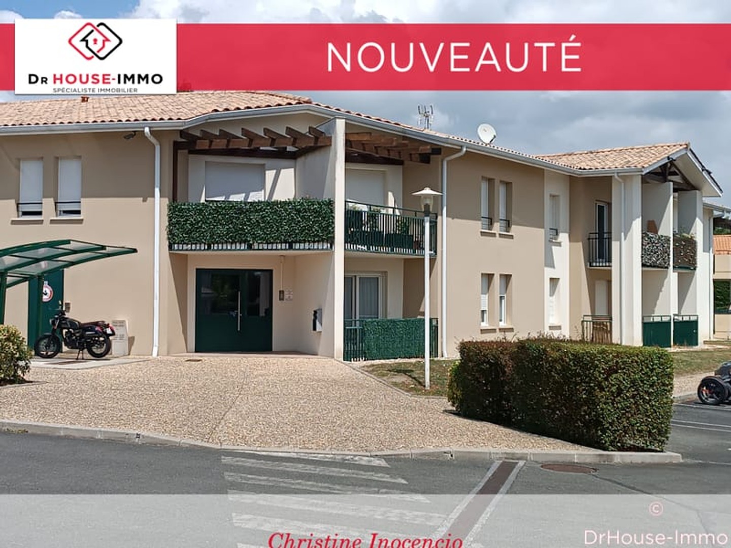 1er étage appart T2 loué St Yzan de Soudiac