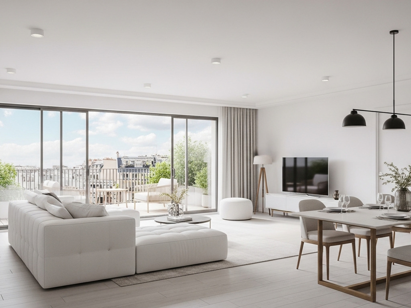 2 PIÈCES de 41.96m² + UNE TERRASSE + PARKING - TOUQUES