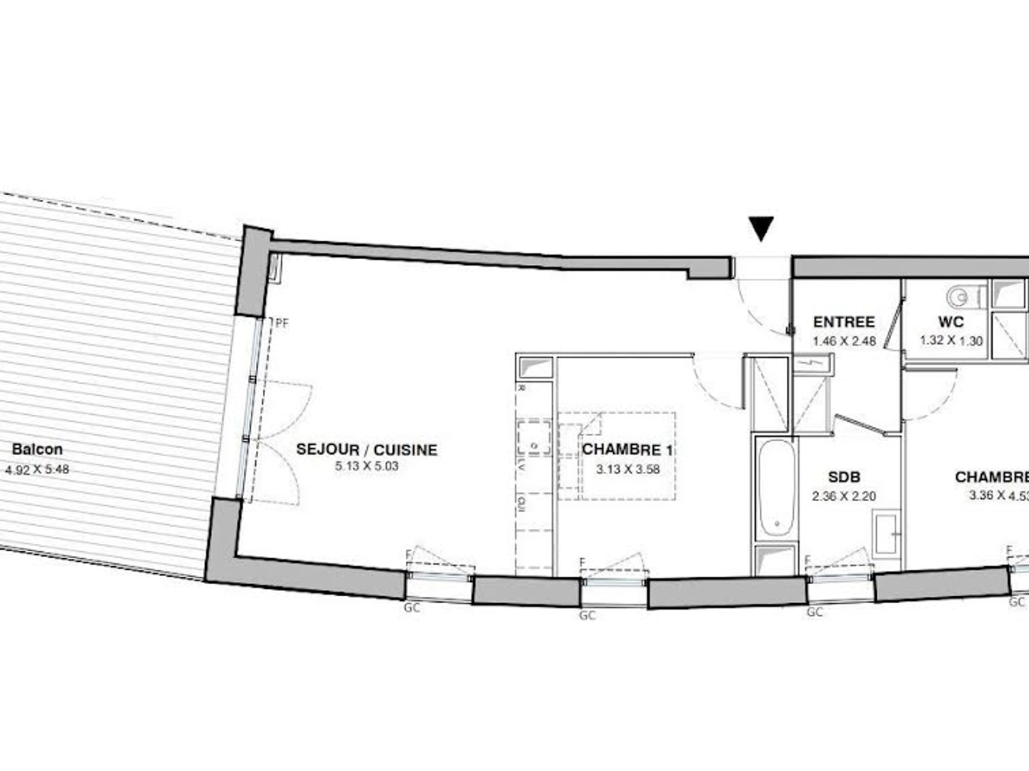 Appartement à vendre - 3 pièces - 65m2 - Montpellier (34000)
