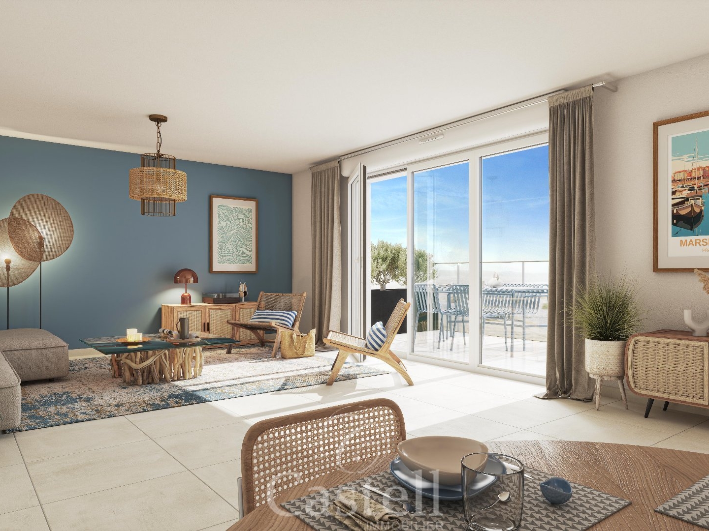 Appartement à vendre - 1 pièce - 31m2 - Marseillan (34340)